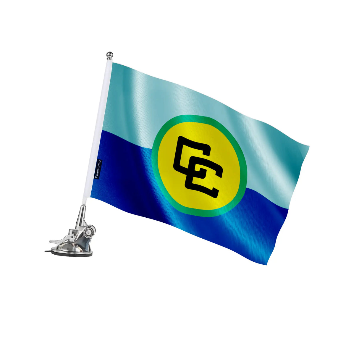 Mât à ventouse communauté caribéenne acier inoxydable