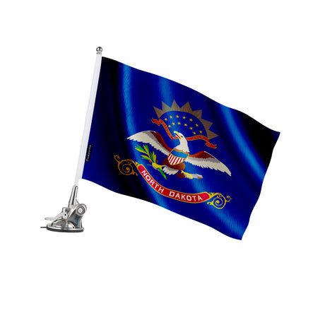 Mât à ventouse dakota du nord polyester acier inoxydable