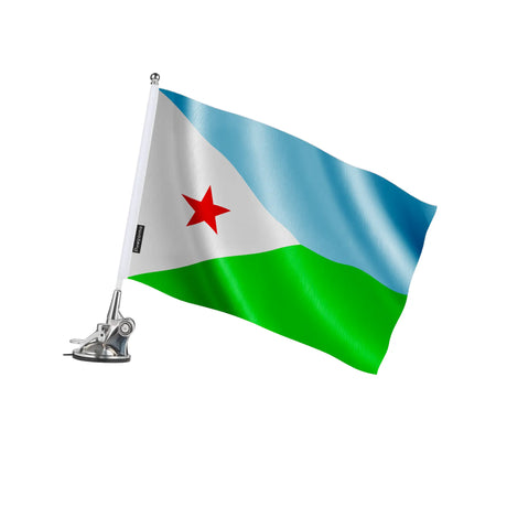 Mât à ventouse djibouti polyester acier inoxydable