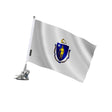 Mât à ventouse drapeau massachusetts polyester acier inoxydable