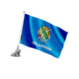 Mât à ventouse drapeau oklahoma polyester acier inoxydable