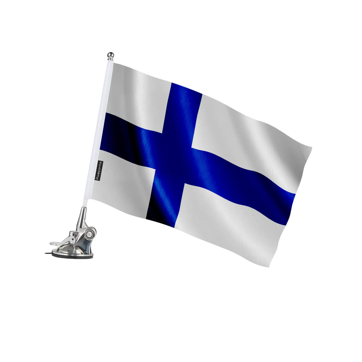 Mât à ventouse finlande polyester et acier inoxydable