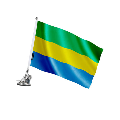 Mât à ventouse gabon polyester acier inoxydable élégant