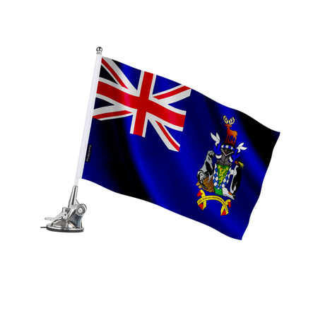 Mât à ventouse géorgie du sud polyester inoxydable