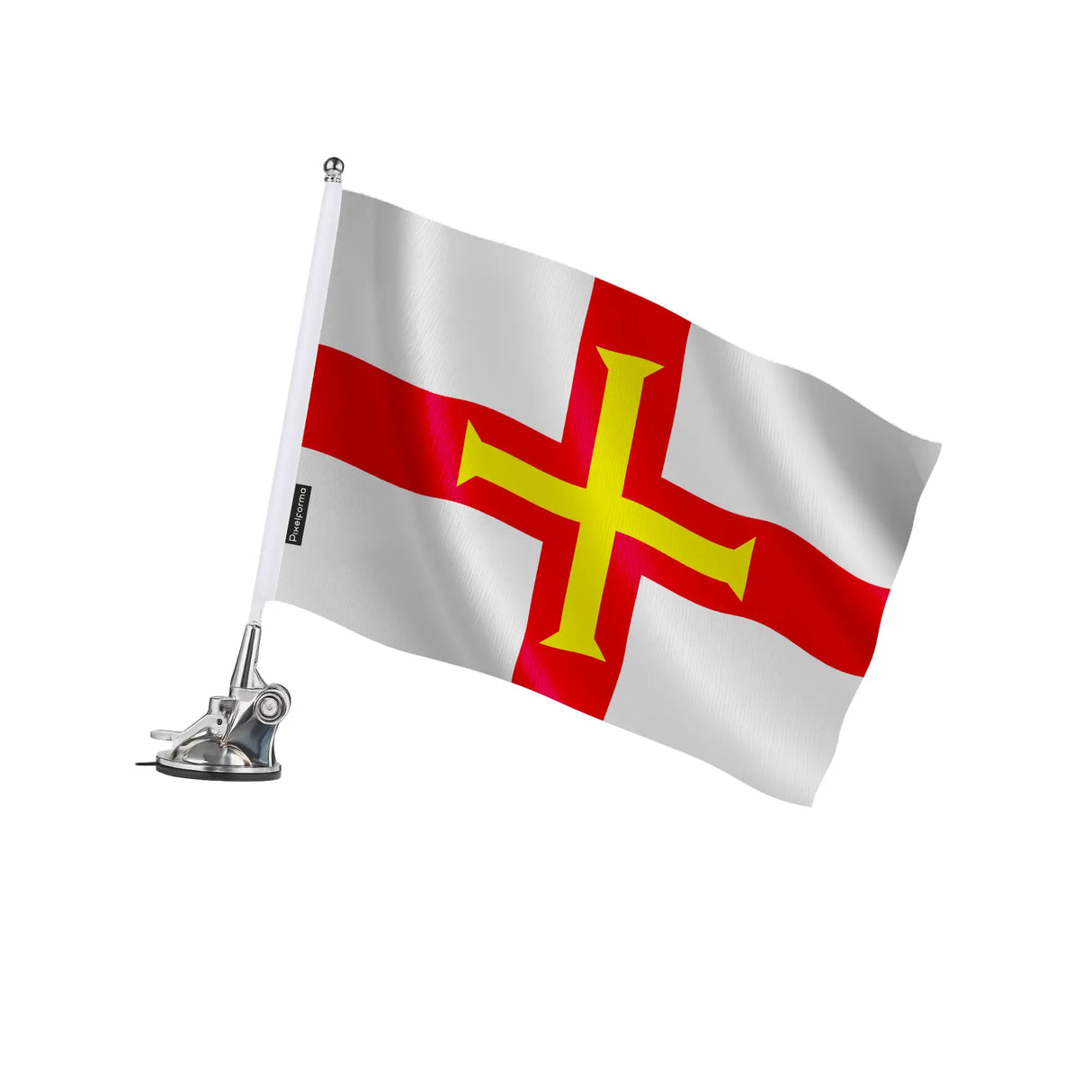 Mât à ventouse guernesey polyester acier inoxydable