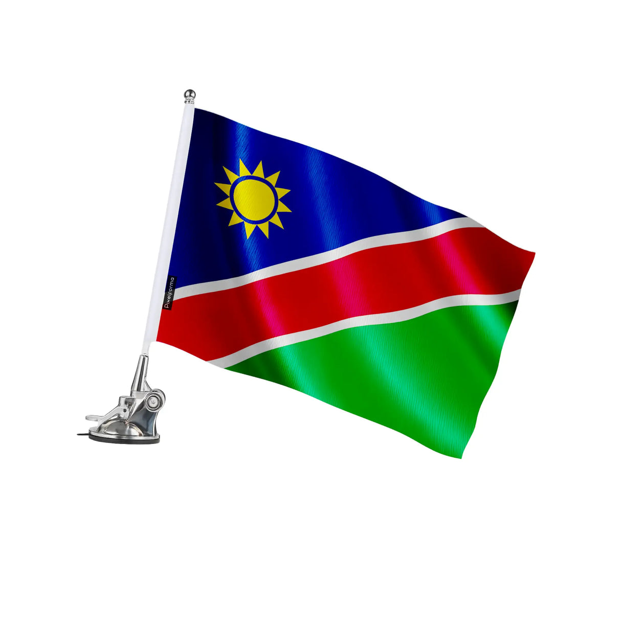 Mât à ventouse namibie polyester acier inoxydable