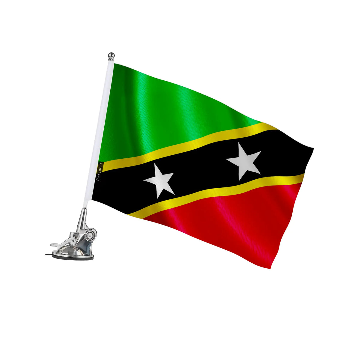 Mât à ventouse saint-christophe-et-niévès polyester inox