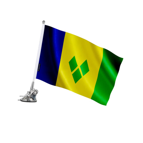 Mât à ventouse saint-vincent-et-les-grenadines polyester