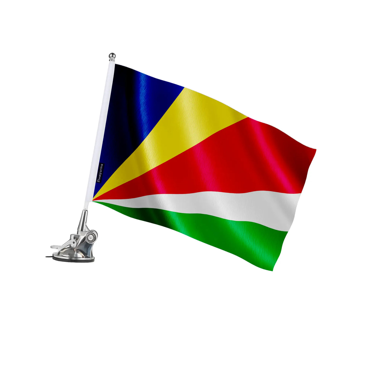 Mât à ventouse seychelles polyester acier inoxydable