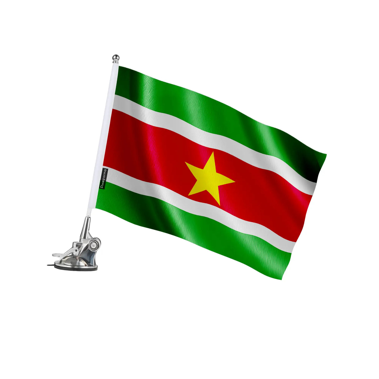 Mât à ventouse suriname polyester acier inoxydable