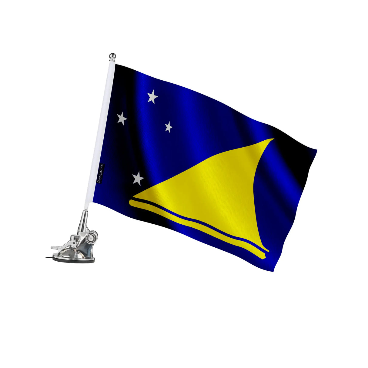 Mât à ventouse tokelau polyester acier inoxydable