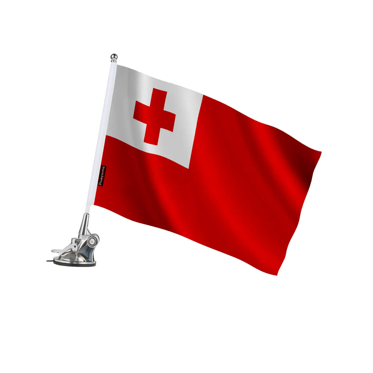 Mât à ventouse tonga polyester acier inoxydable élégant