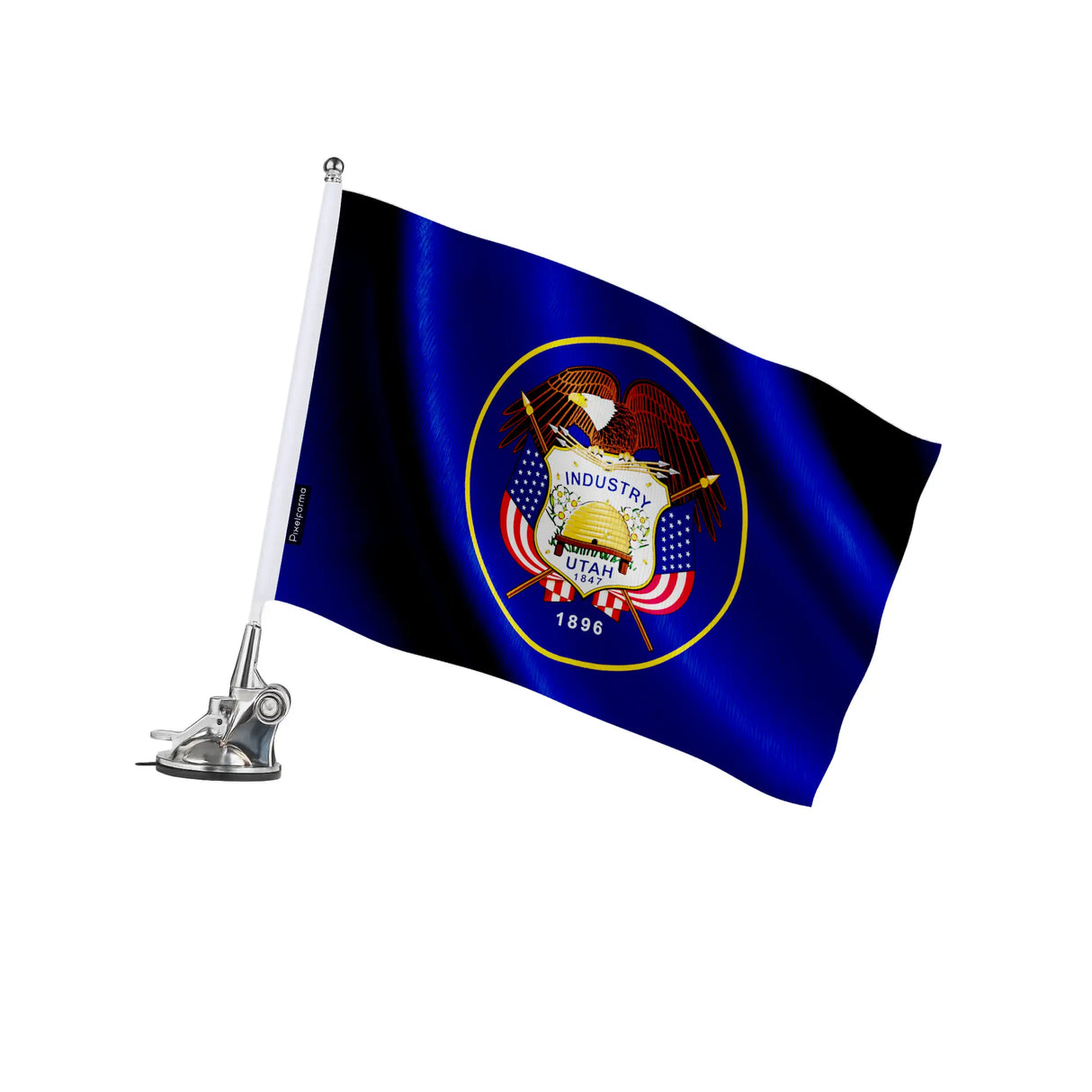 Mât à ventouse utah polyester acier inoxydable surfaces lisses