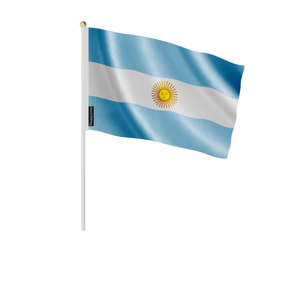 Mini drapeau argentine en polyester à tenir à la main