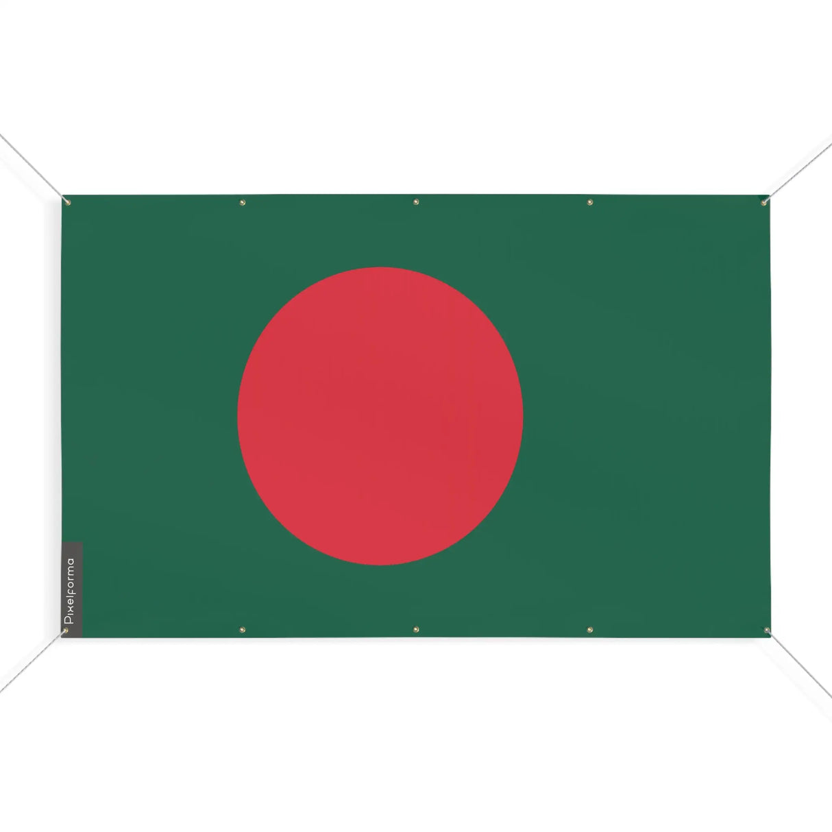 Mini drapeau bangladesh en polyester avec œillets résistants