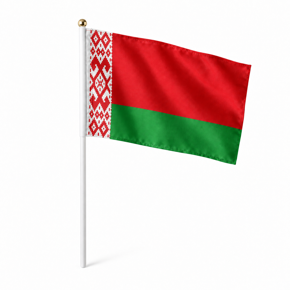 Mini drapeau Biélorussie en polyester à tenir à la main