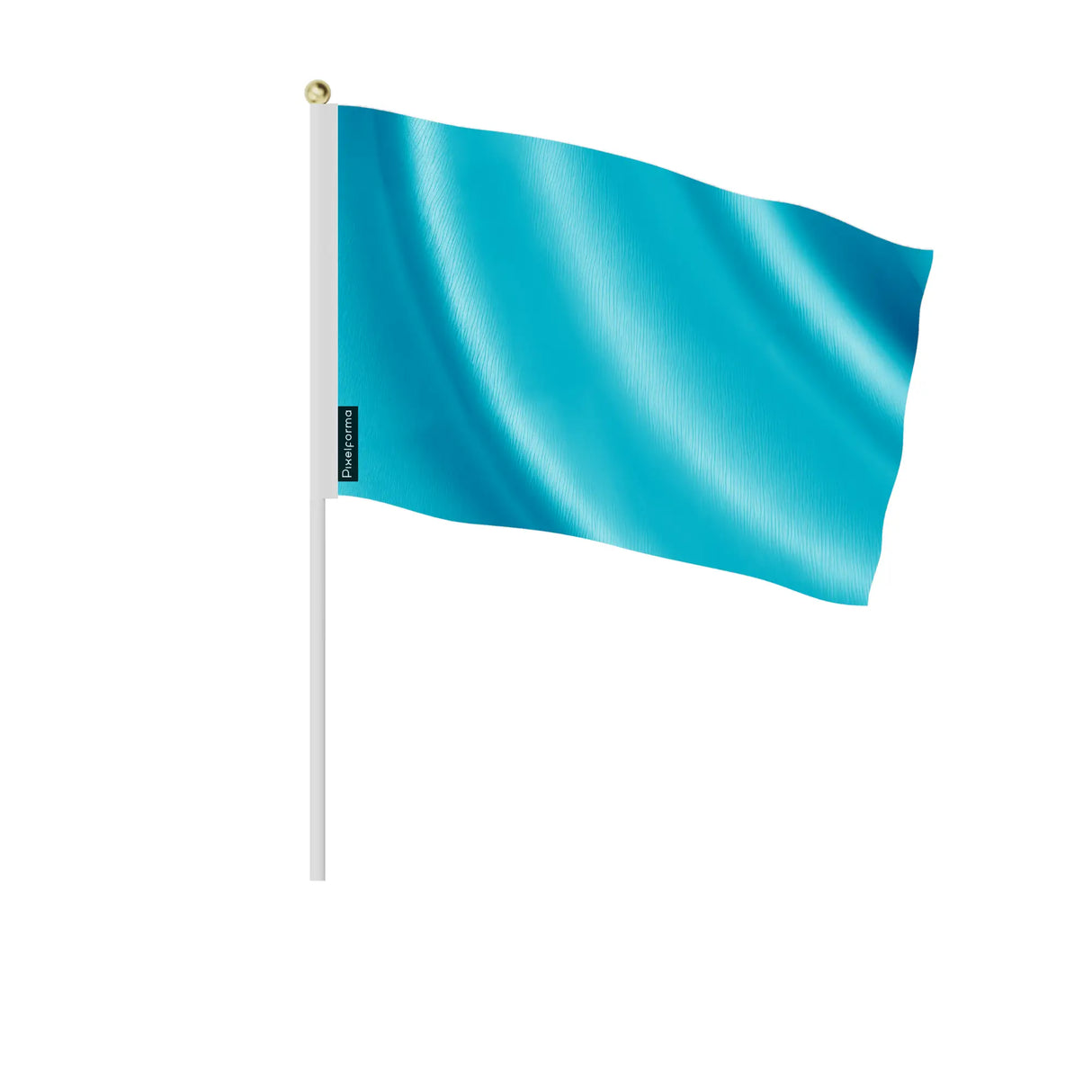 Mini drapeau bleu france en polyester à tenir à la main