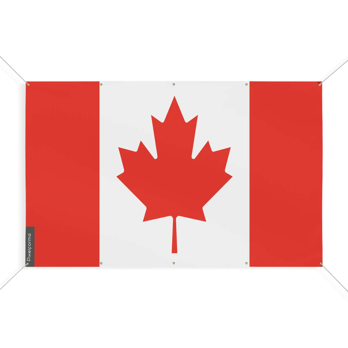 Mini drapeau canada en polyester résistant avec œillets