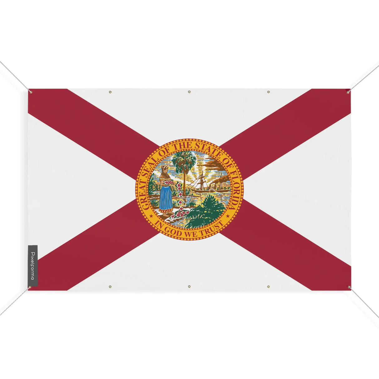 Mini drapeau floride polyester résistant aux intempéries