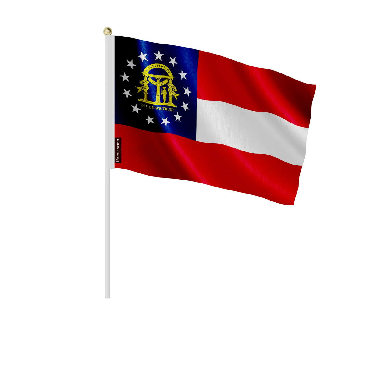 Mini drapeau géorgie en polyester pour célébrations nationales