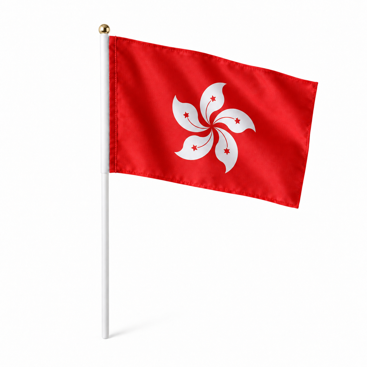 Mini drapeau Hong Kong réaliste en polyester