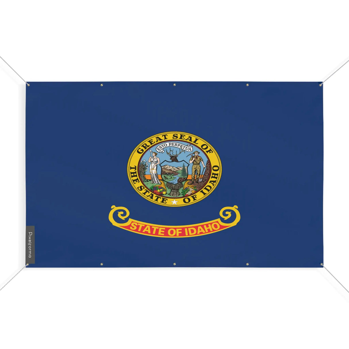 Mini drapeau idaho en polyester résistant aux intempéries