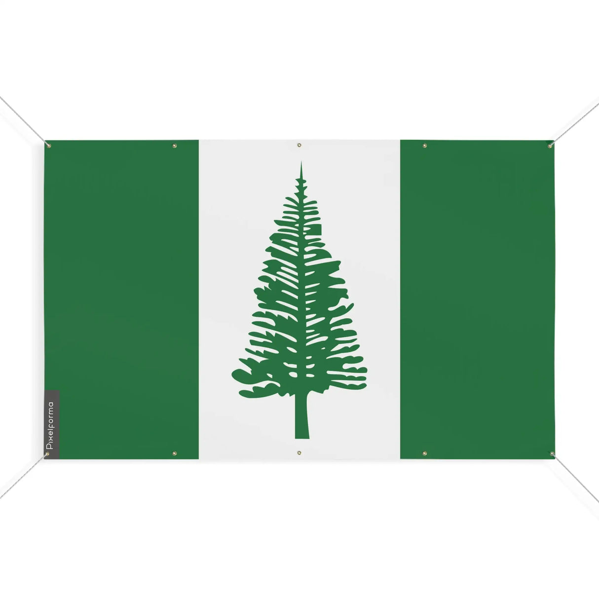 Mini drapeau île norfolk en polyester résistant intempéries