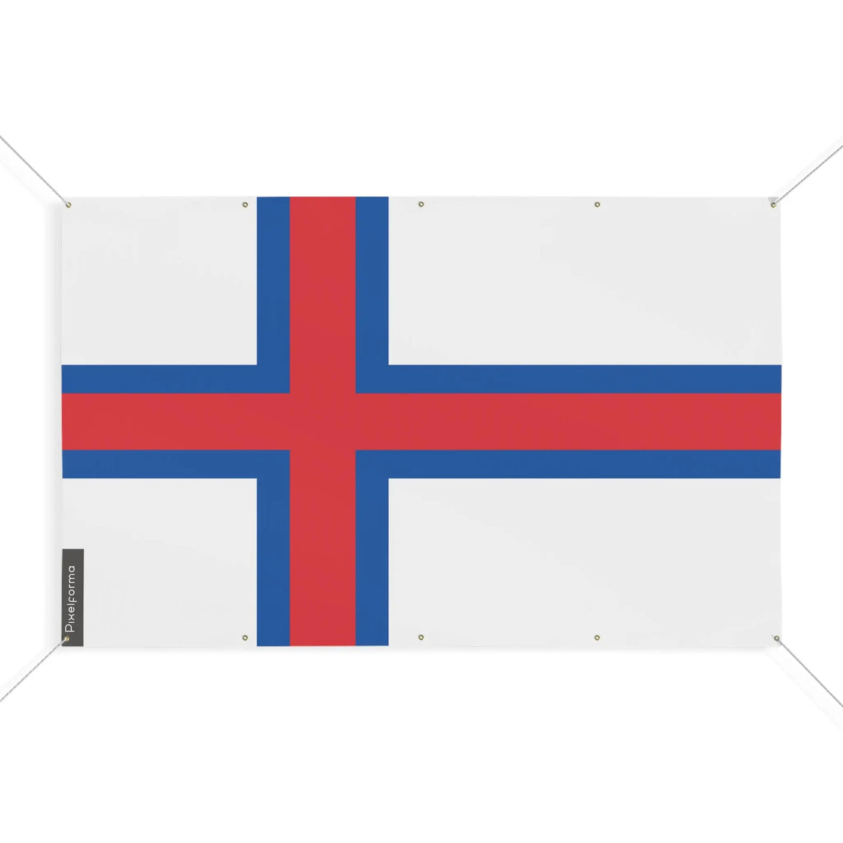 Mini drapeau îles féroé en polyester résistant intempéries