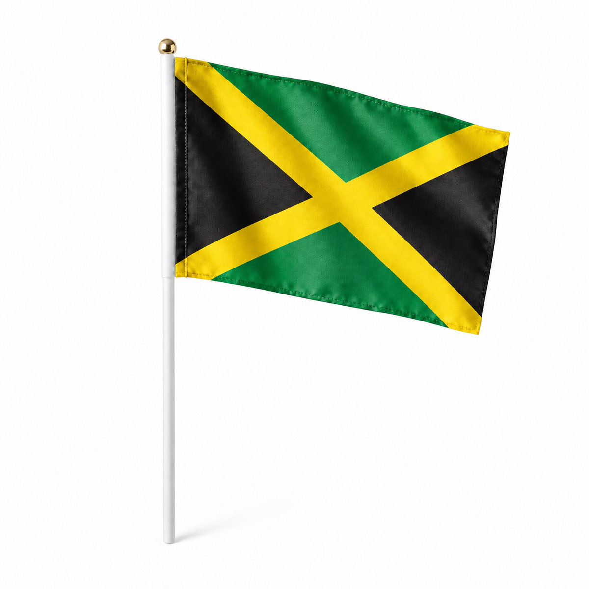 Mini drapeau Jamaïque en polyester – photo produit réaliste