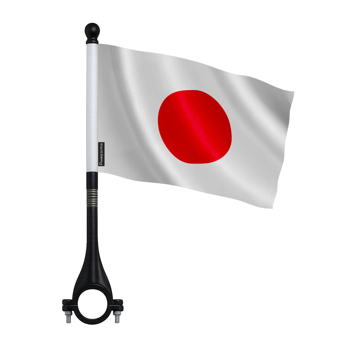 Mini drapeau japon en polyester pour vélo visibilité accrue