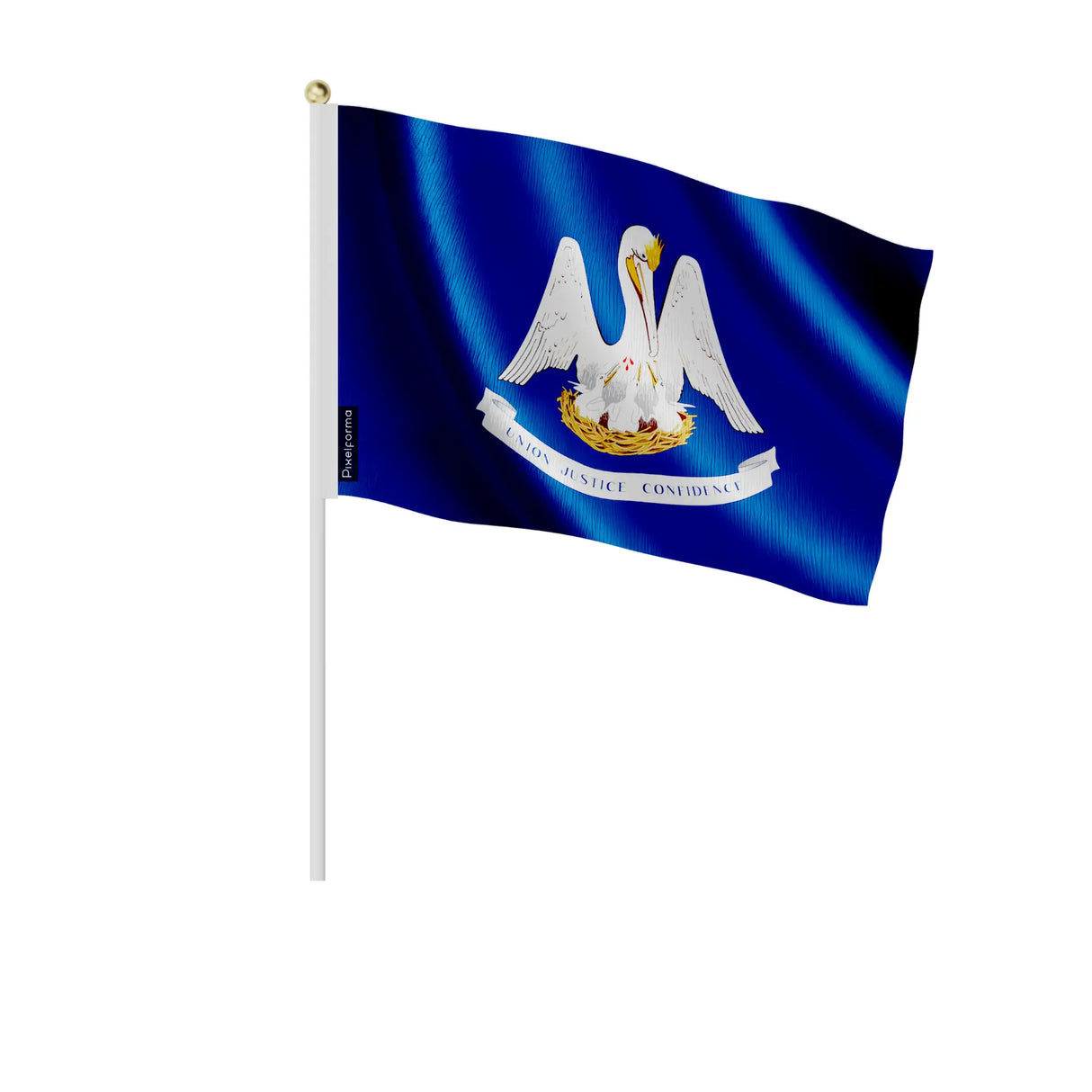 Mini drapeau louisiane en polyester pour décoration festive