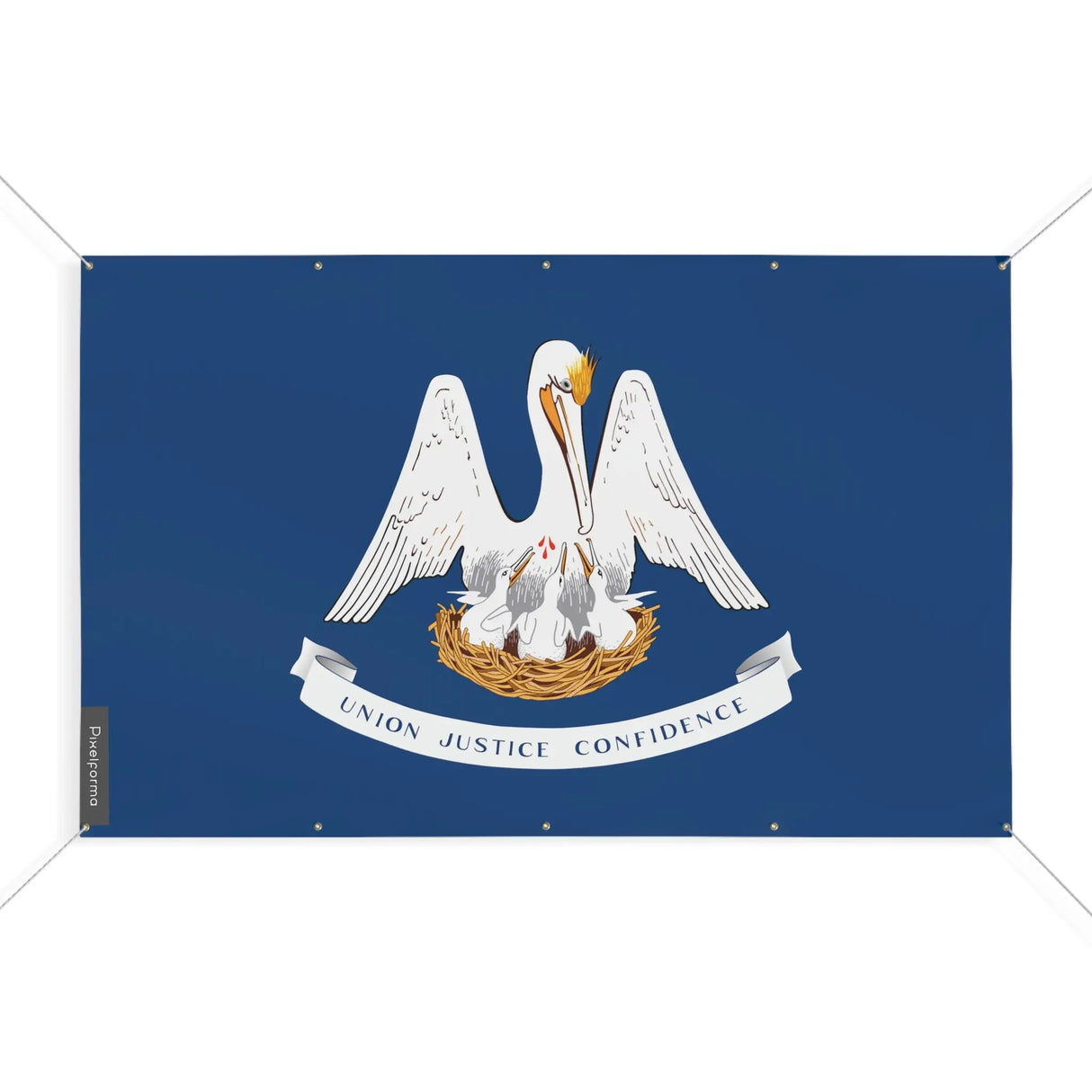 Mini drapeau louisiane polyester résistant aux intempéries