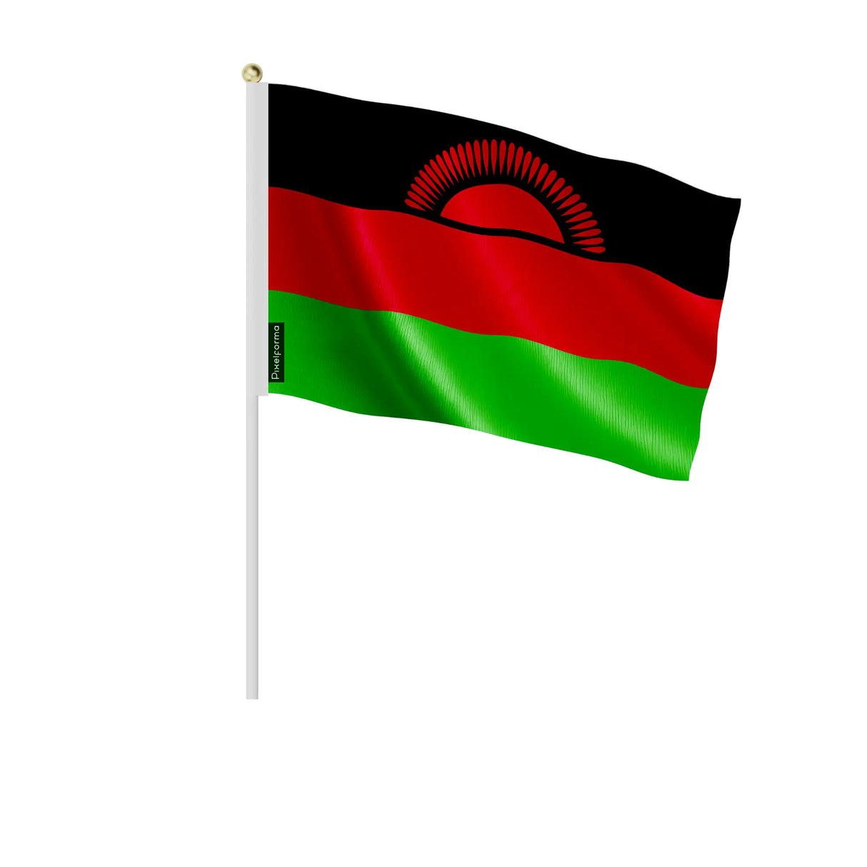 Mini drapeau malawi en polyester pour décoration festive