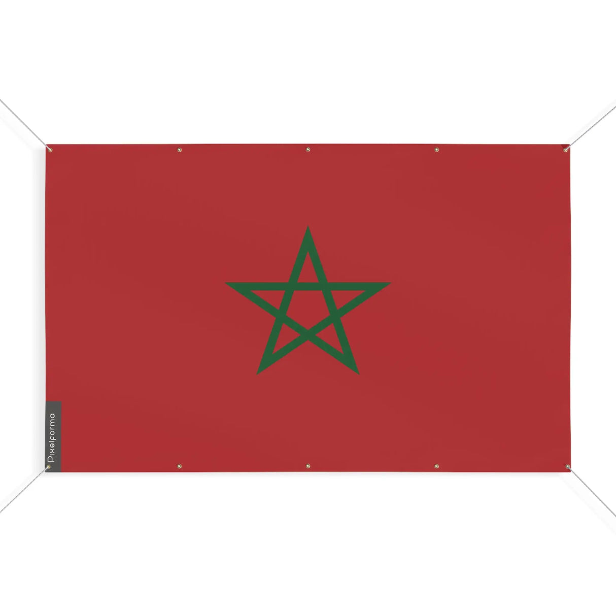 Mini drapeau maroc en polyester résistant avec œillets