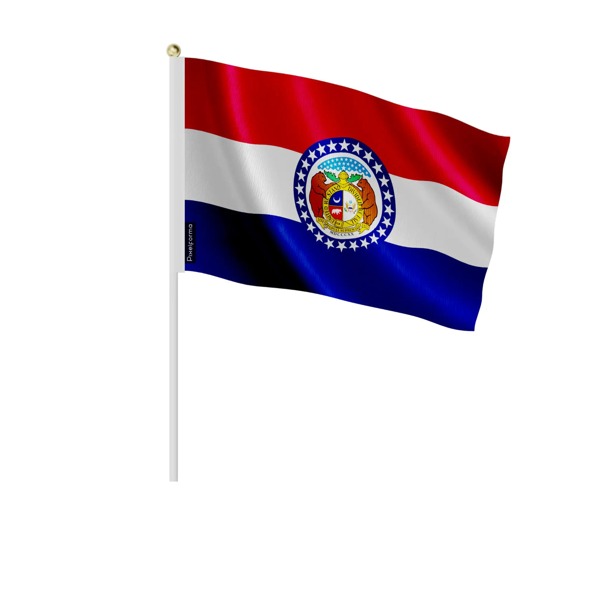 Mini drapeau missouri en polyester pour célébrations nationales