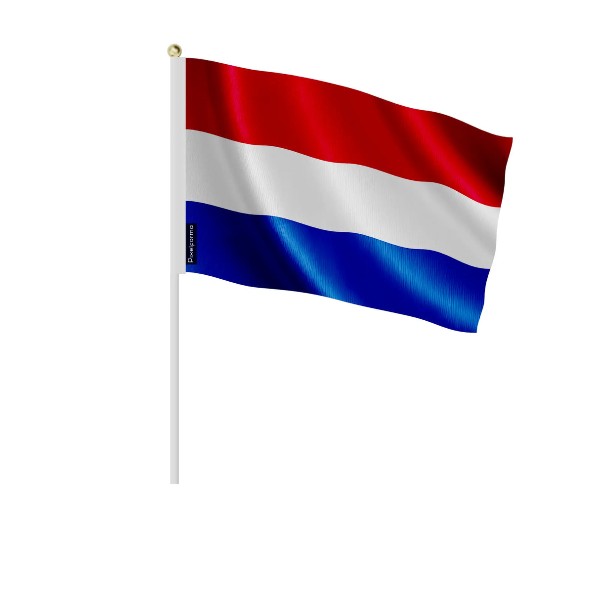 Mini drapeau pays-bas en polyester à tenir à la main