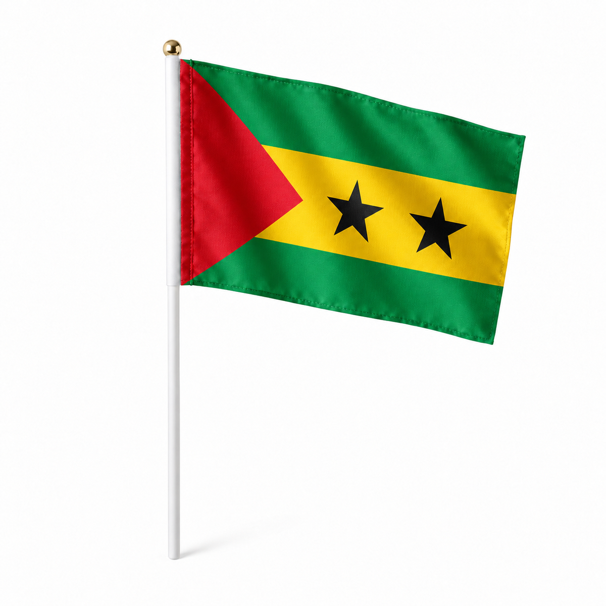 Mini drapeau Sao Tomé-et-Principe en polyester