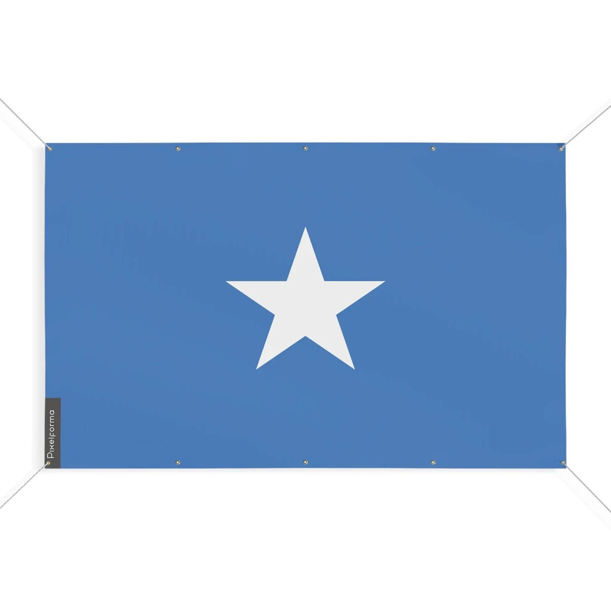 Mini drapeau somalie en polyester à œillets résistants
