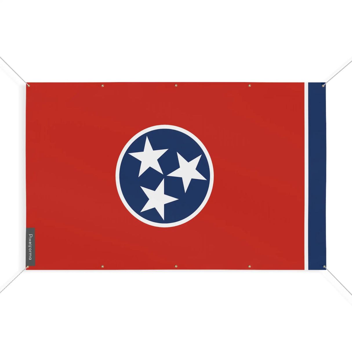 Mini drapeau tennessee en polyester résistant aux intempéries