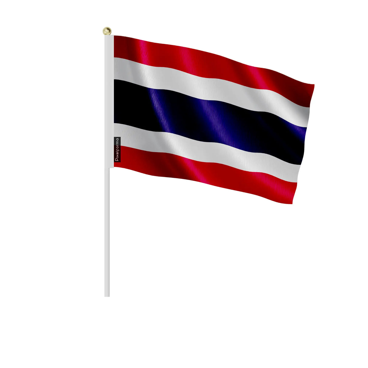 Mini drapeau thaïlande en polyester pour décoration festive