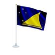 Mini drapeau tokelau en polyester avec ventouse pratique