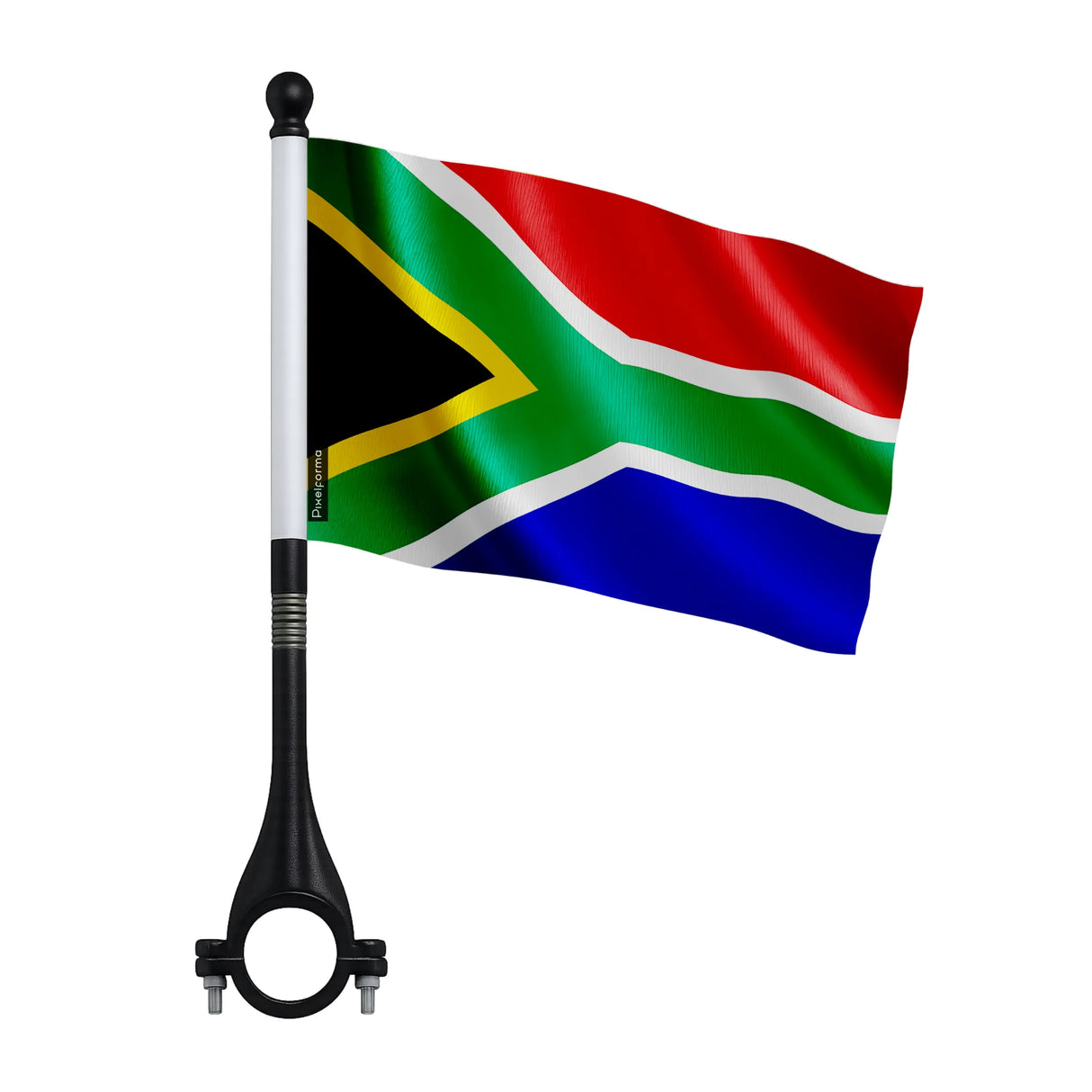 Mini drapeau vélo afrique du sud en polyester léger