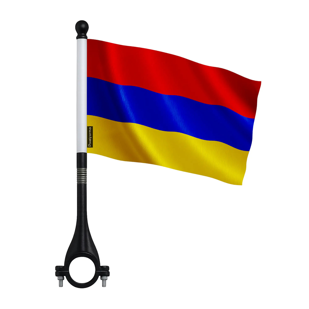 Mini drapeau vélo arménie en polyester pour cycliste