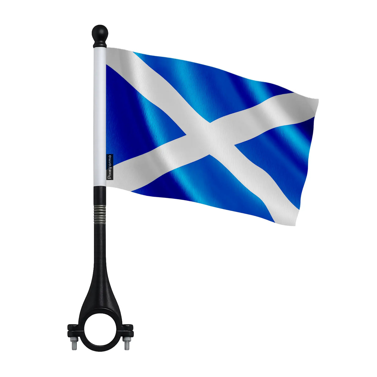 Mini drapeau vélo écosse en polyester usage extérieur