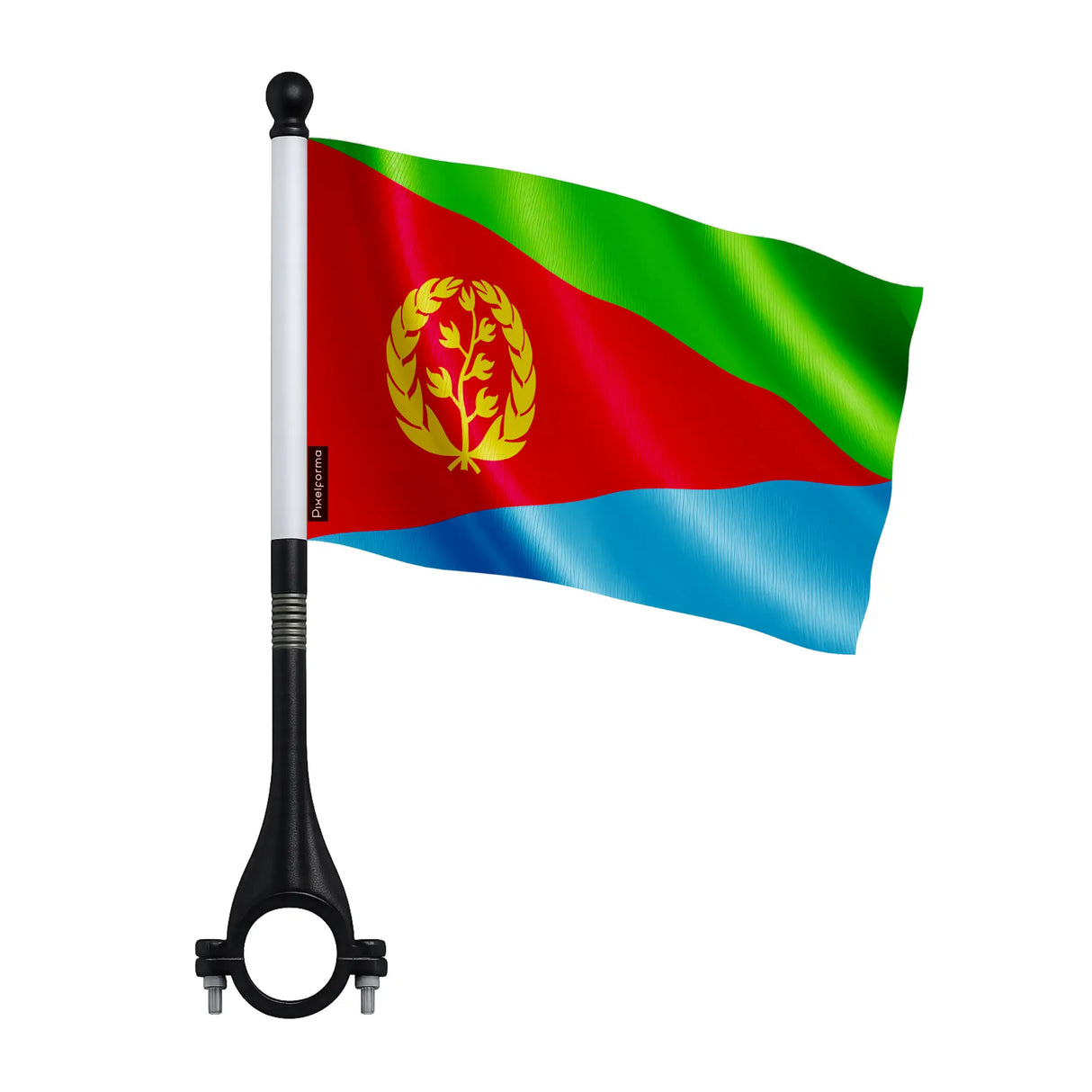 Mini drapeau vélo érythrée en polyester pour vélo