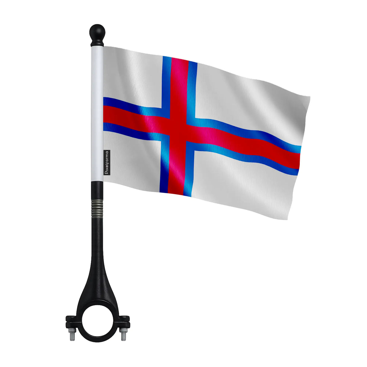 Mini drapeau vélo îles féroé en polyester léger