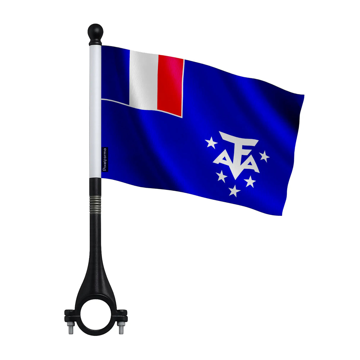 Mini drapeau vélo l’antarctique française en polyester