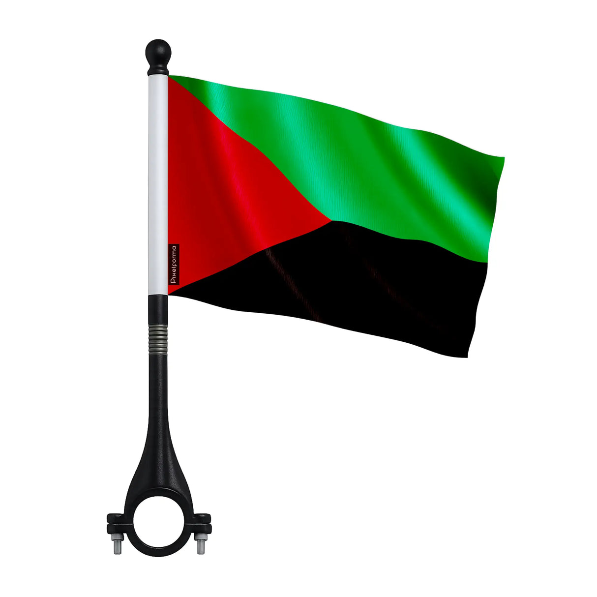 Mini drapeau vélo martinique en polyester pour guidon