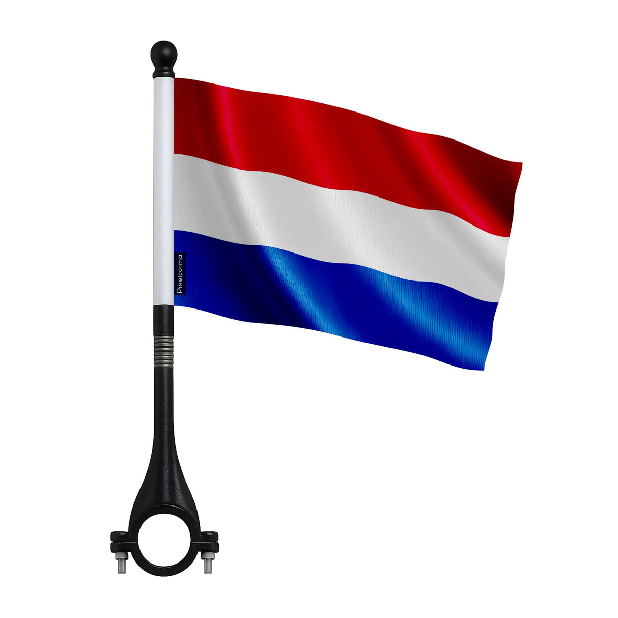 Mini drapeau vélo pays-bas en polyester haute visibilité