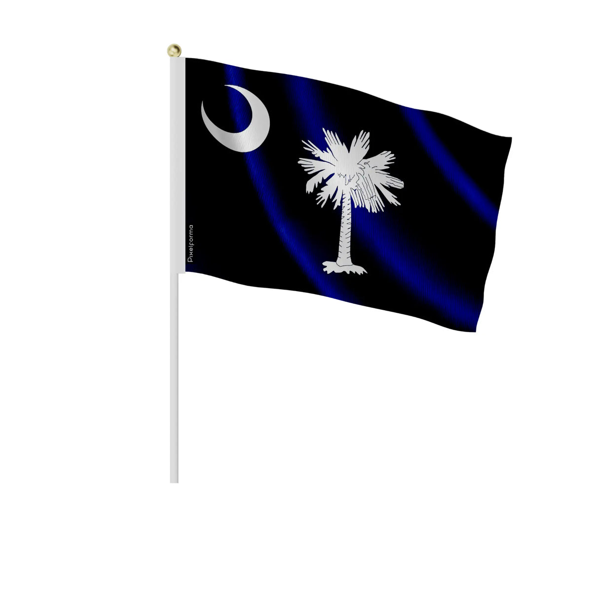 Mini drapeaux caroline du sud polyester pour célébrations